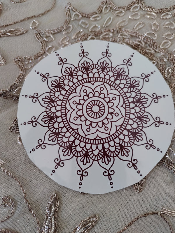 DIY Mandala Tattoo Transfer